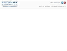 Tablet Screenshot of benchmarkmgt.net